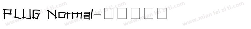 PLUG Normal字体转换